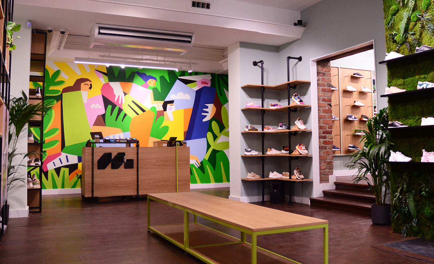 Inside of Movrs physical store